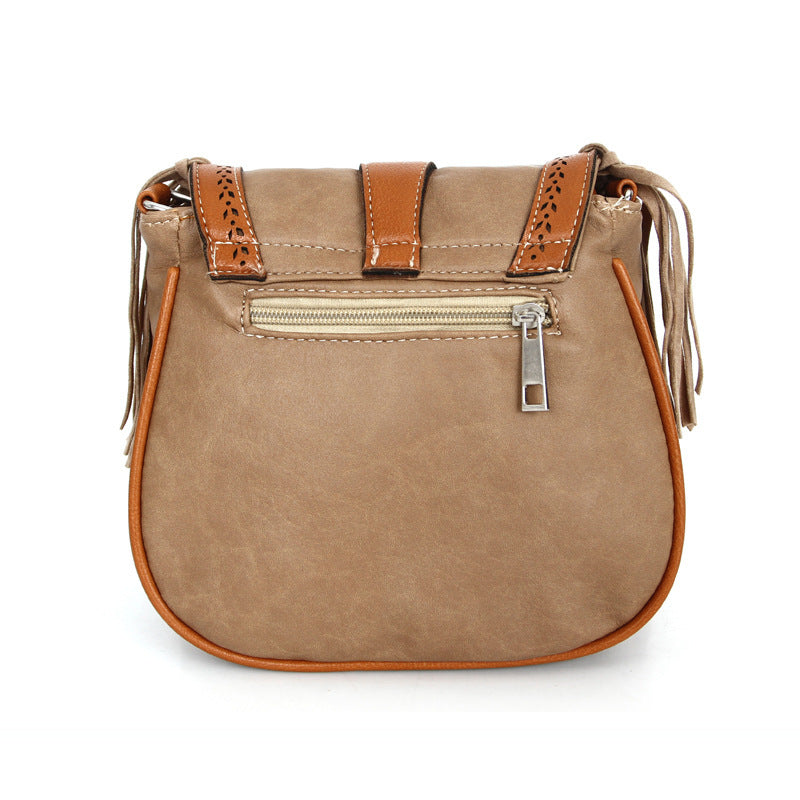 Bolso de hombro bohemio de la borla de la PU al por mayor